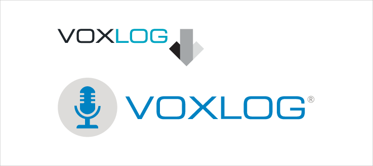 New logo: Voxlog stands out from the competition